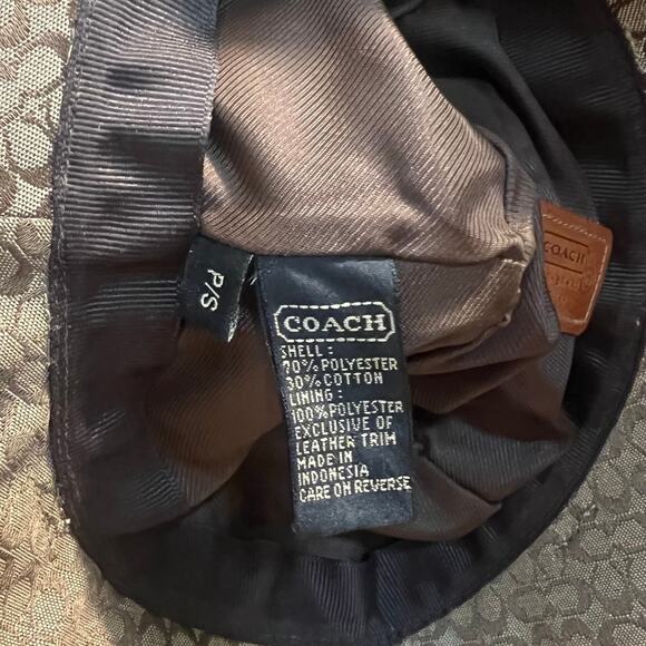 Coach Signature Bucket Hat Belt Rim Size Small main image 5